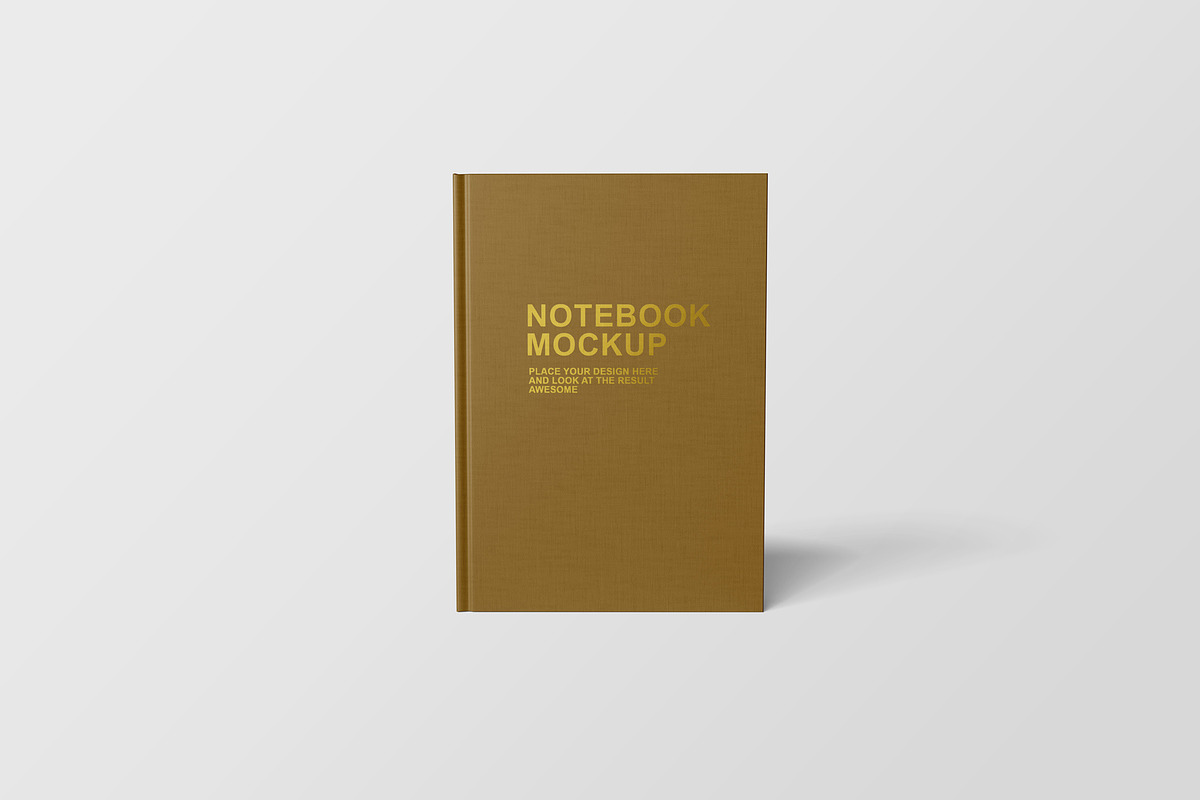 Notebook mockup, a Books & Magazine Mockup by graphiccrew (Photo 8 of 12)