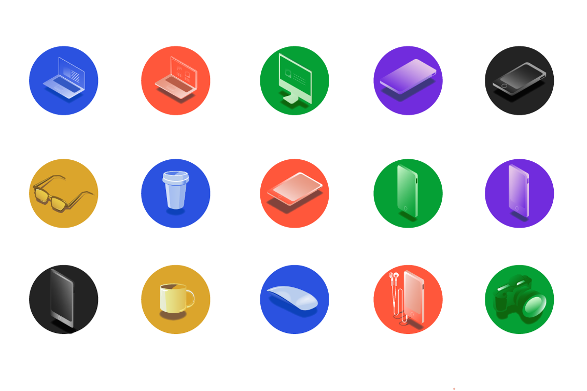 15 Technology Icons (Isometric), an Icon by Onyx Templates (Photo 3 of 4)