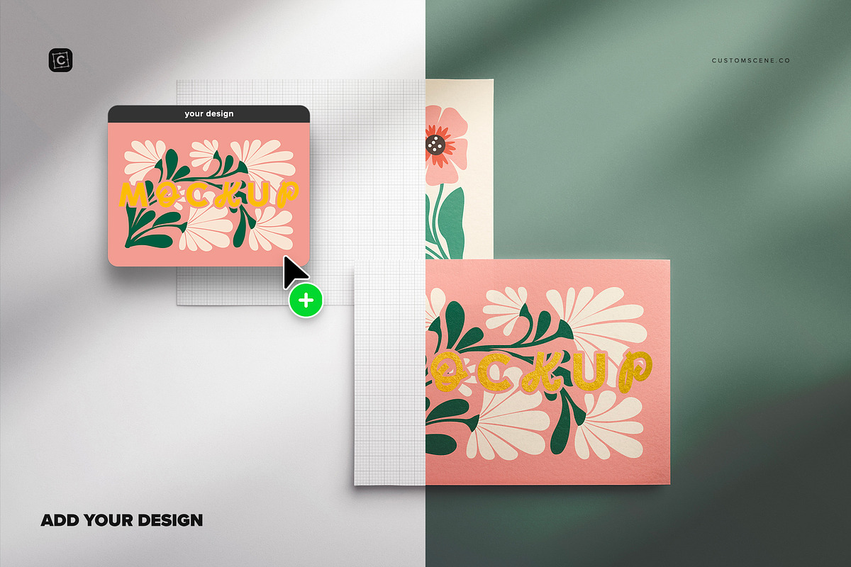 7x5in Paper Card Mockup Set, a Mockup by Custom Scene (Photo 5 of 10)