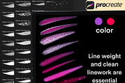 70+ Procreate Glitter Brushes, a Brush Add-On by DrawingStoryShop (Thumbnail 3 of 6)