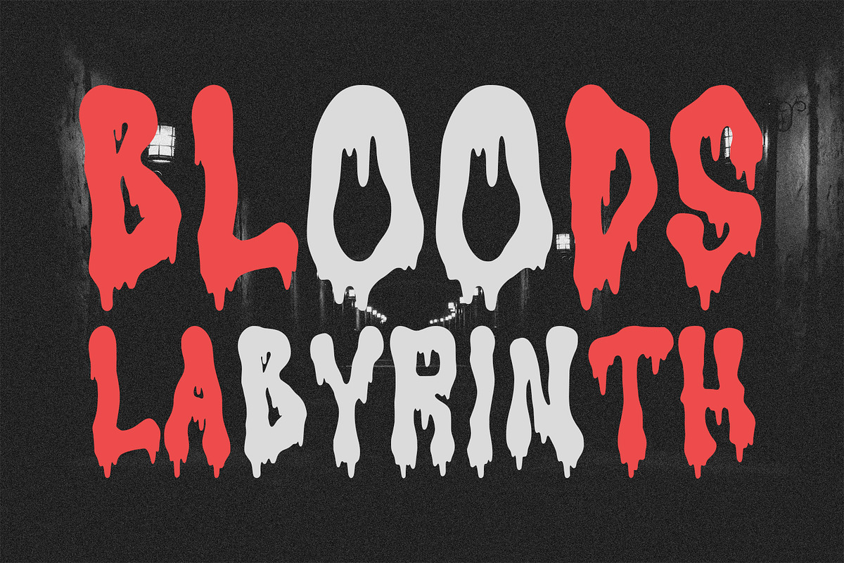 Zloomad Dripping Display Font, a Handwritten Font by Maulana Creative (Photo 3 of 7)