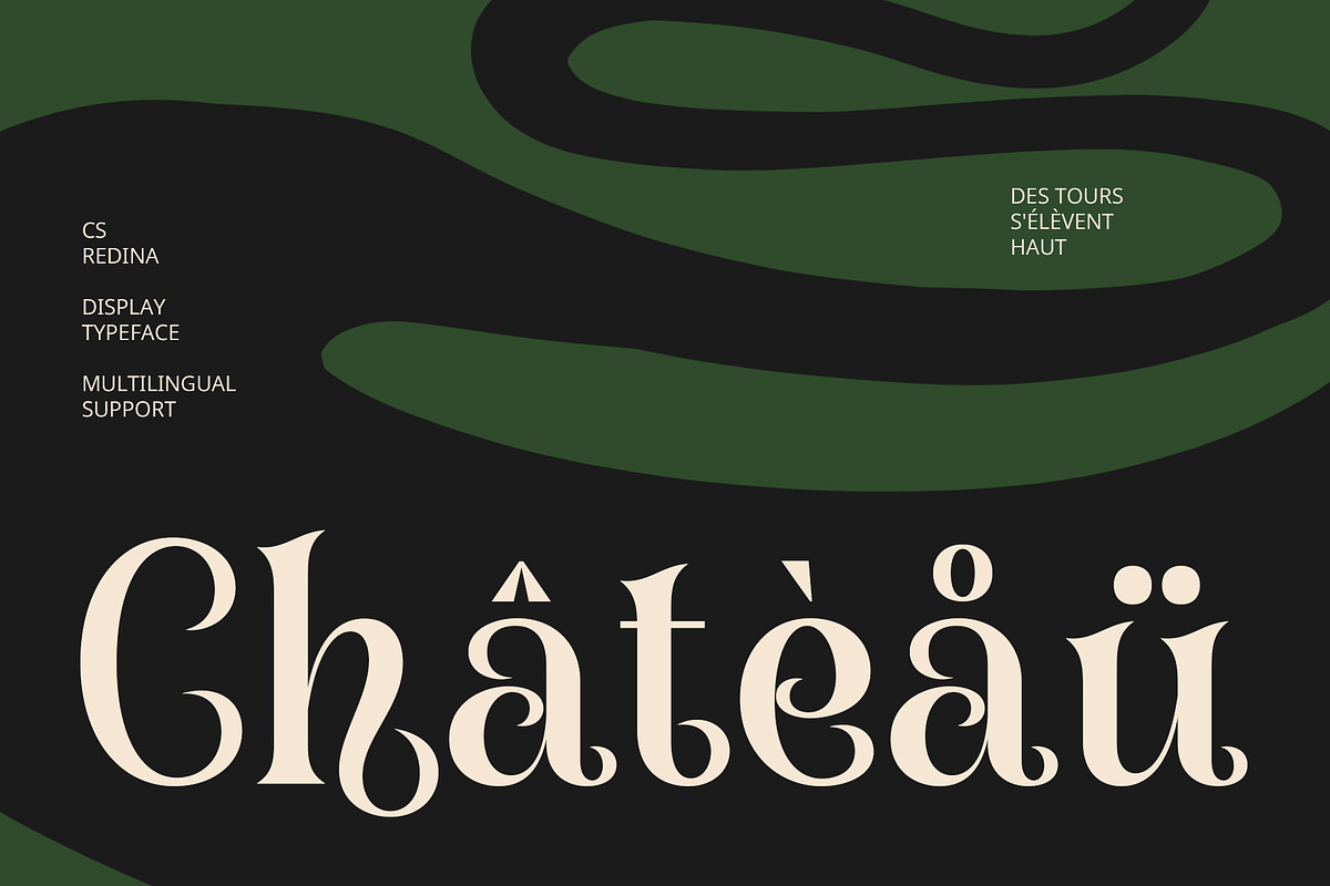 CS Redina – Fantasy Font, a Serif Font by Craft Supply Co. (Photo 4 of 8)