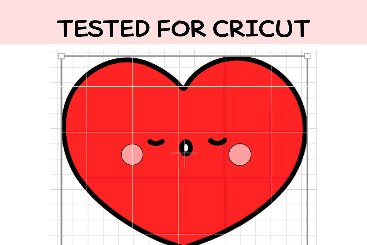 Baby Heart SVG | Cute Kawaii Heart, an Illustration by TheHitShop (Photo 6 of 10)