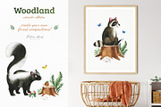Woodland. Cute forest collection., an Animal Illustration by Kate_Rina (Thumbnail 7 of 15)