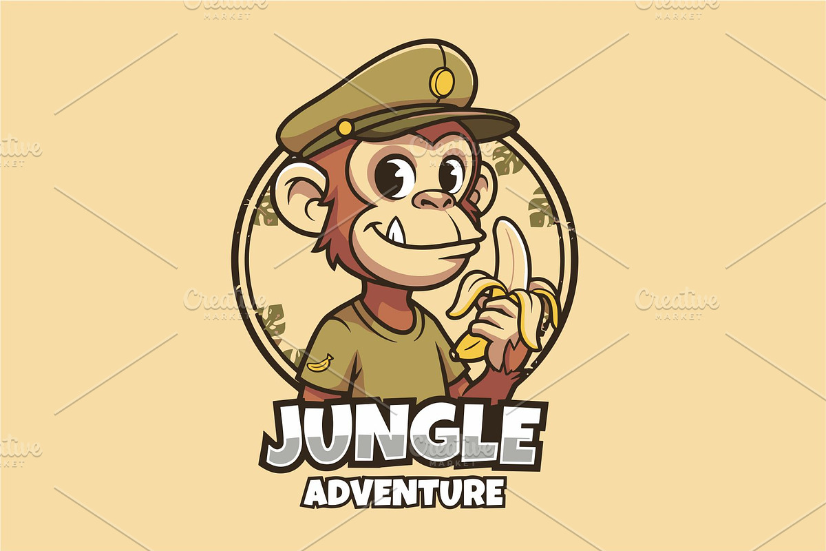 Monkey Jungle Quest, an Animal Illustration by Izdihaar_Studio (Photo 2 of 3)