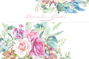 Watercolor Wedding Bouquet Clipart