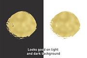 Gold brush strokes + BONUS, an Object Graphic by The Black & Art (Thumbnail 4 of 10)