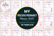 My Precious Pregnancy Planner 2027, a Stationery Template by Shumaya (Thumbnail 1 of 5)