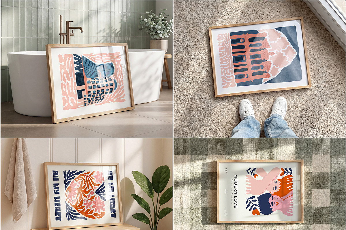 60+ Landscape Frame Mockup PSD, a Household Mockup by MockupShopi (Photo 13 of 20)