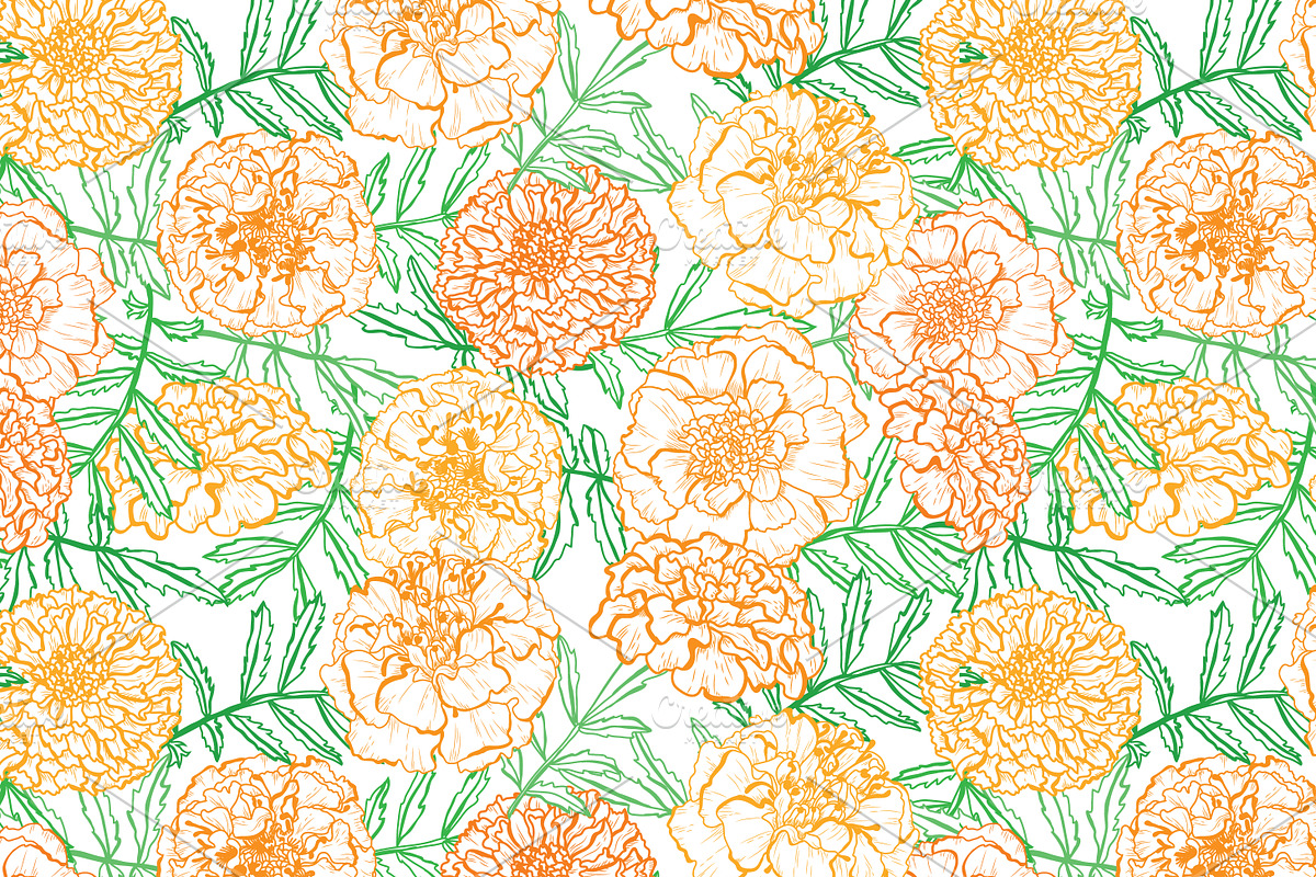 18 Floral Seamless Patterns Set, a Pattern Graphic by Sunset&Sea Design (Photo 4 of 6)
