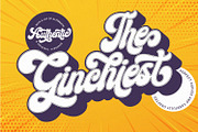 Ginchiest - Retro Bold Script, a Script Font by Ridha-38.lineart (Thumbnail 12 of 14)