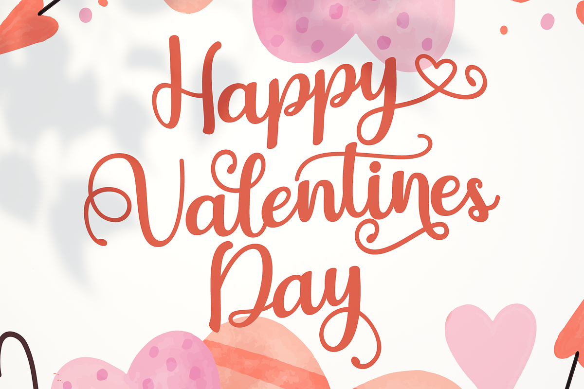 Valentday, a Script Font by BearyType Studio (Photo 3 of 8)