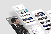 Melody - Music Play App UI Kit, an UI Kit Template by iDoodle Studio (Thumbnail 2 of 4)