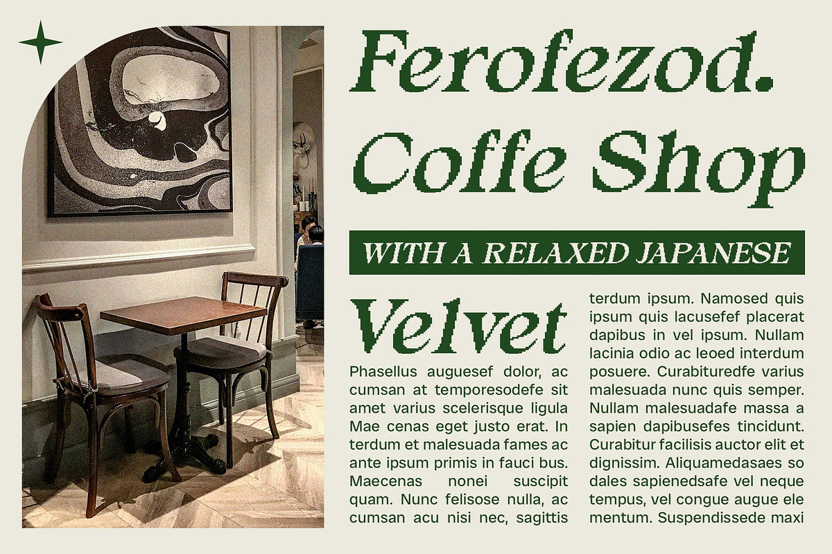 Alvinus Pixel, a Serif Font by Craft Supply Co. (Photo 6 of 8)