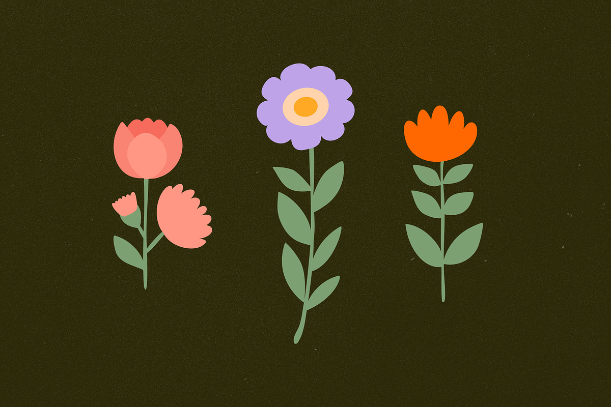 Folk Art Cat, Duck & Flowers, an Animal Illustration by Parisa-Artstudio (Photo 3 of 8)