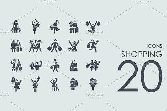 20 Shopping Icons