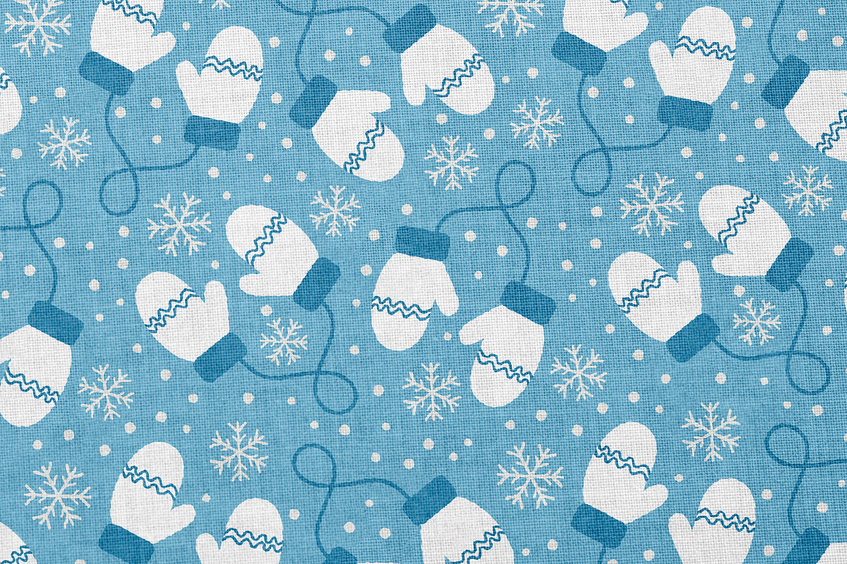 Winter Seamless Pattern, a Pattern Graphic by mejorana (Photo 4 of 4)