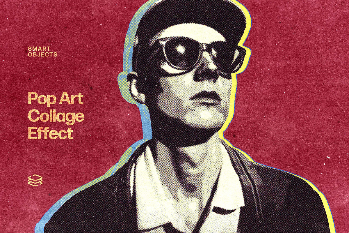 Pop Art Collage Effect, a Layer Style Add-On by Design Squad