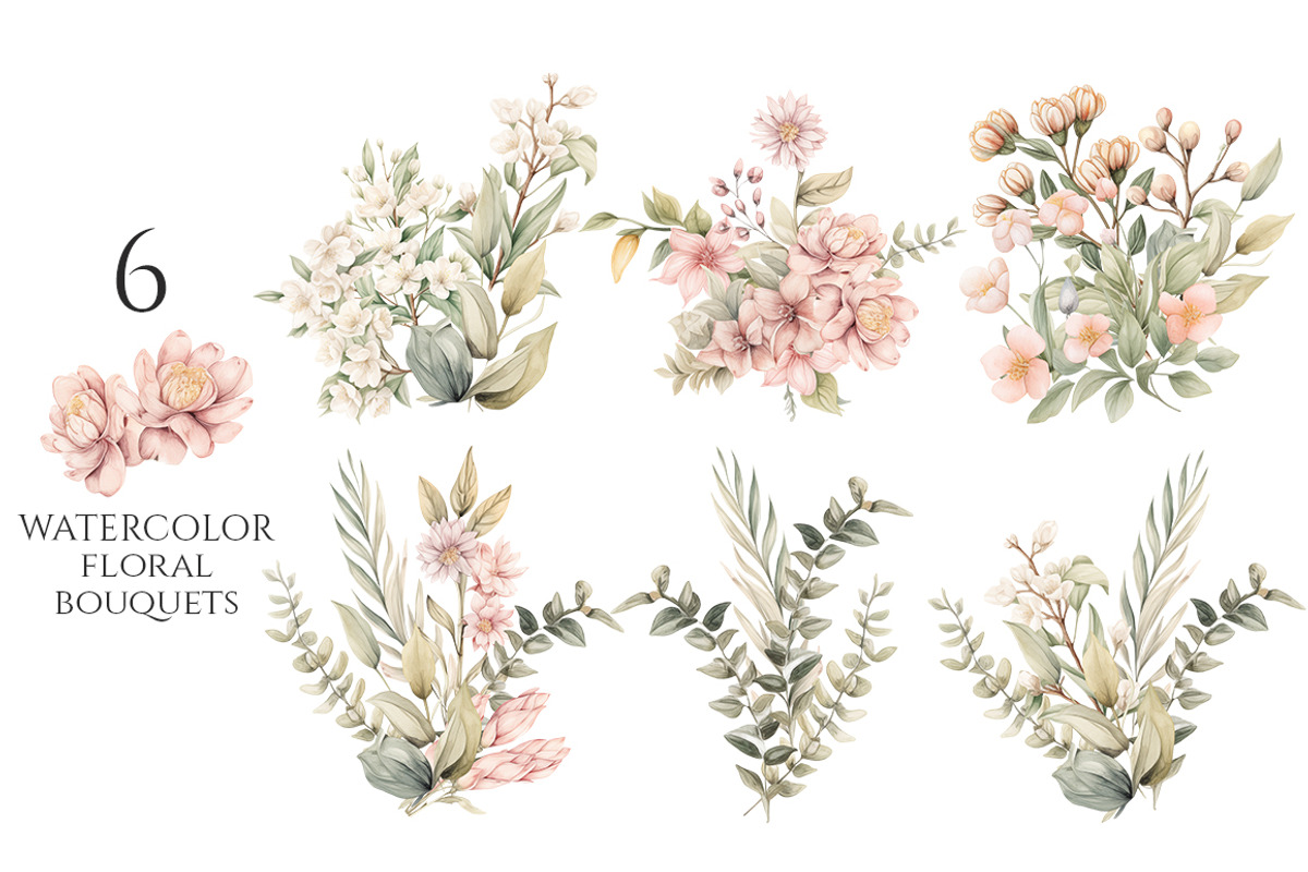 Watercolor Happy Easter Collection, a Decorative Illustration by Evgeniia (Photo 7 of 17)