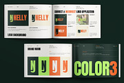 Brand Identity Guidelines Landscape, a Brochure Template by E-Type (Thumbnail 5 of 12)