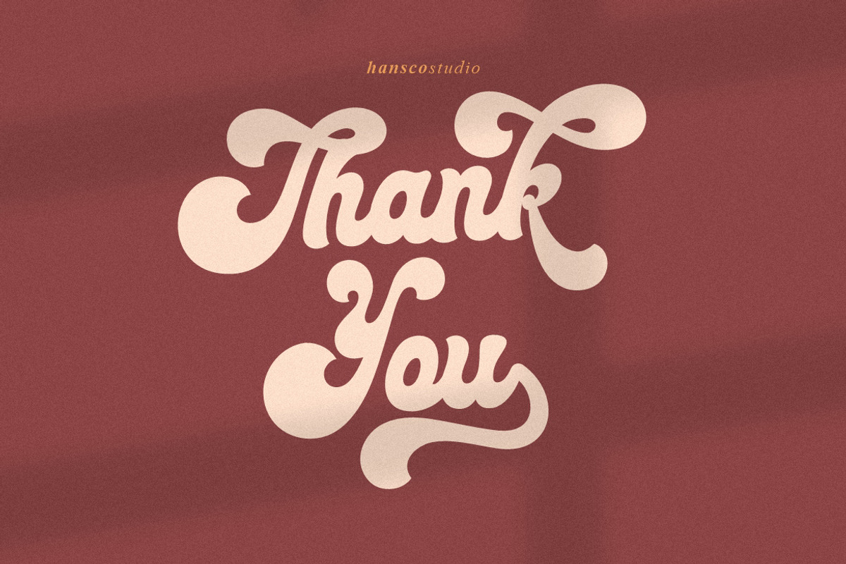 Mangolia - Retro Font Style!, a Script Font by HansCo Studio (Photo 15 of 15)