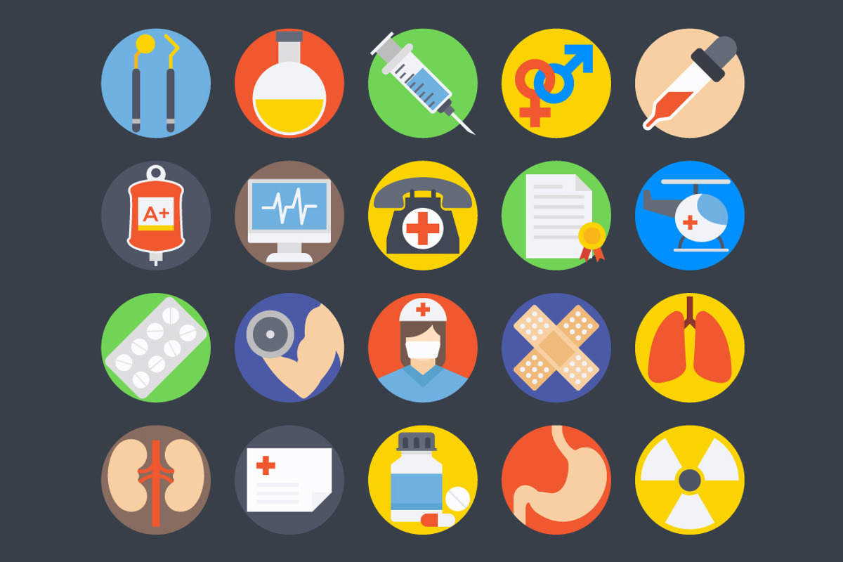 100+ Medical and Health Vector Icons, a Duotone Icon by Prosymbols