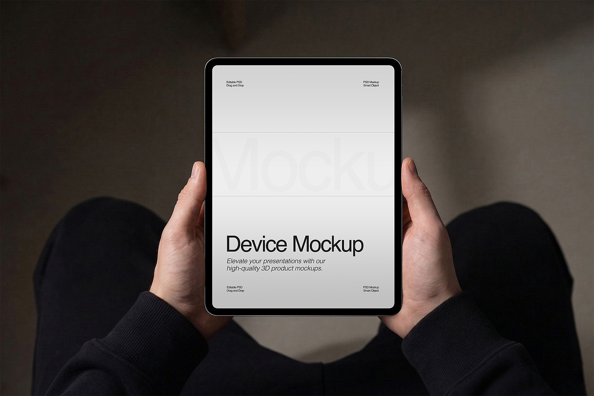 Hand Holding Device Mockup Scene, an iPhone Mockup by RamStudio2 (Photo 3 of 6)