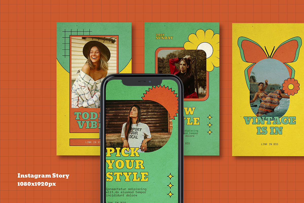 Loretta Instagram Template, a Social Media Template by Creatchees.std (Photo 4 of 5)