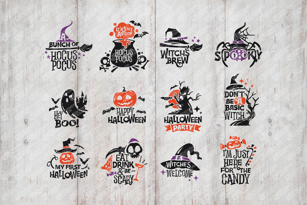 Halloween Quote and Cutting SVG DXF, an Illustration by defarmerdesign (Photo 5 of 5)