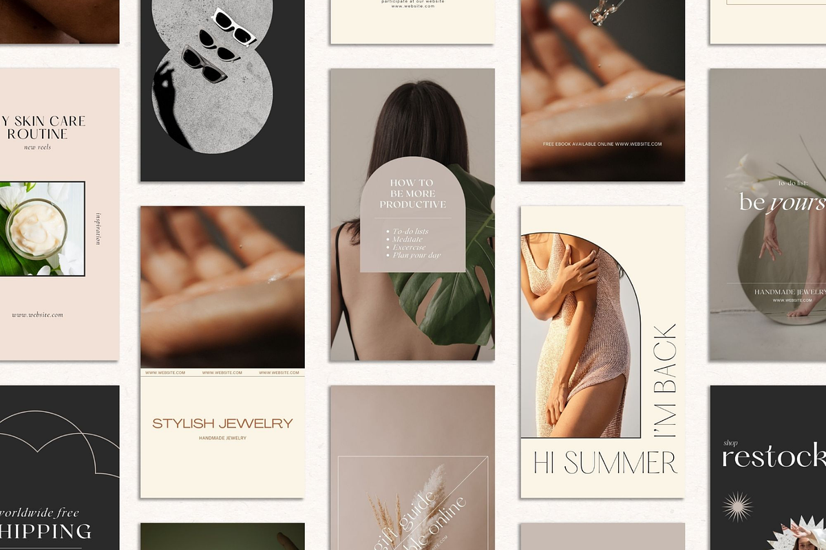 Instagram Engagement Kit CANVA vol.2, a Social Media Template by Lyrata ...