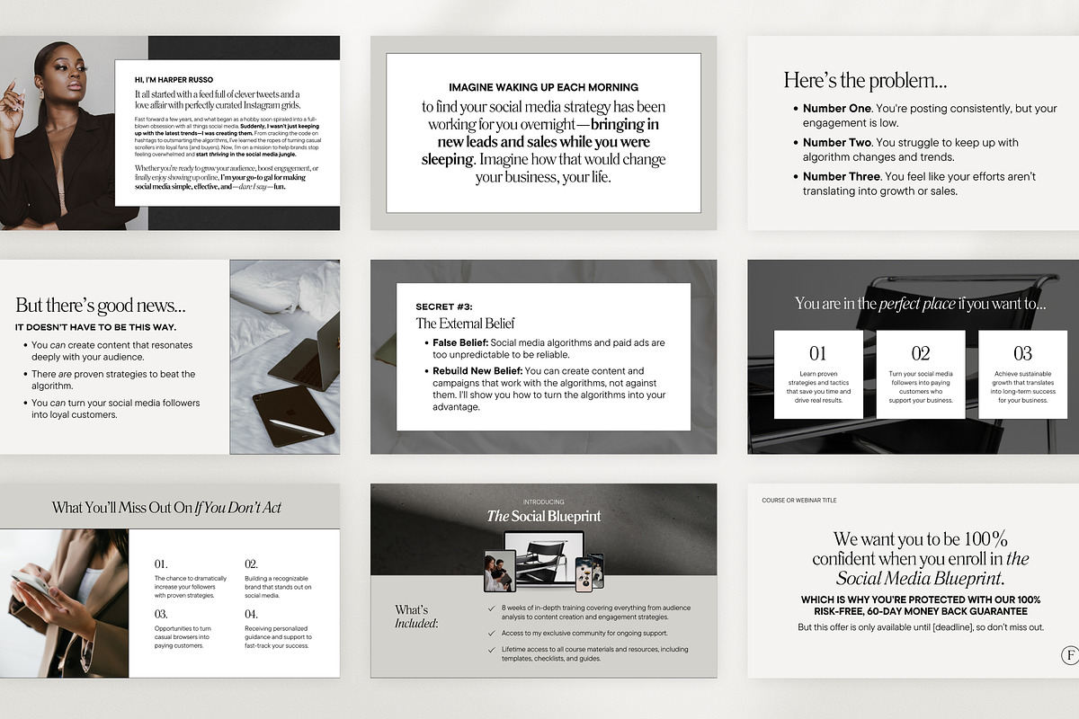 Slide Deck & Webinar Canva Templates, a Presentation Template by Fallon Gerst (Photo 18 of 22)