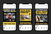 Fitness Yellow Template, a Social Media Template by Kalubuak (Thumbnail 6 of 10)