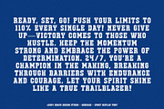 Benzars - Sport Display Font, a Serif Font by Snape Design Studio (Thumbnail 7 of 12)