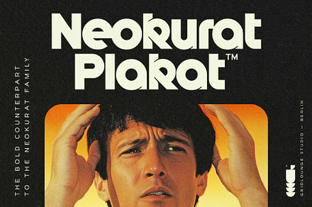 Neokurat Plakat – Display Typeface, a Sans Serif Font by Gridlounge