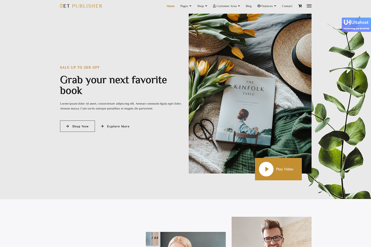 ET Publisher - Book Joomla Template, a Websites & App Template by LTheme (Photo 1 of 2)