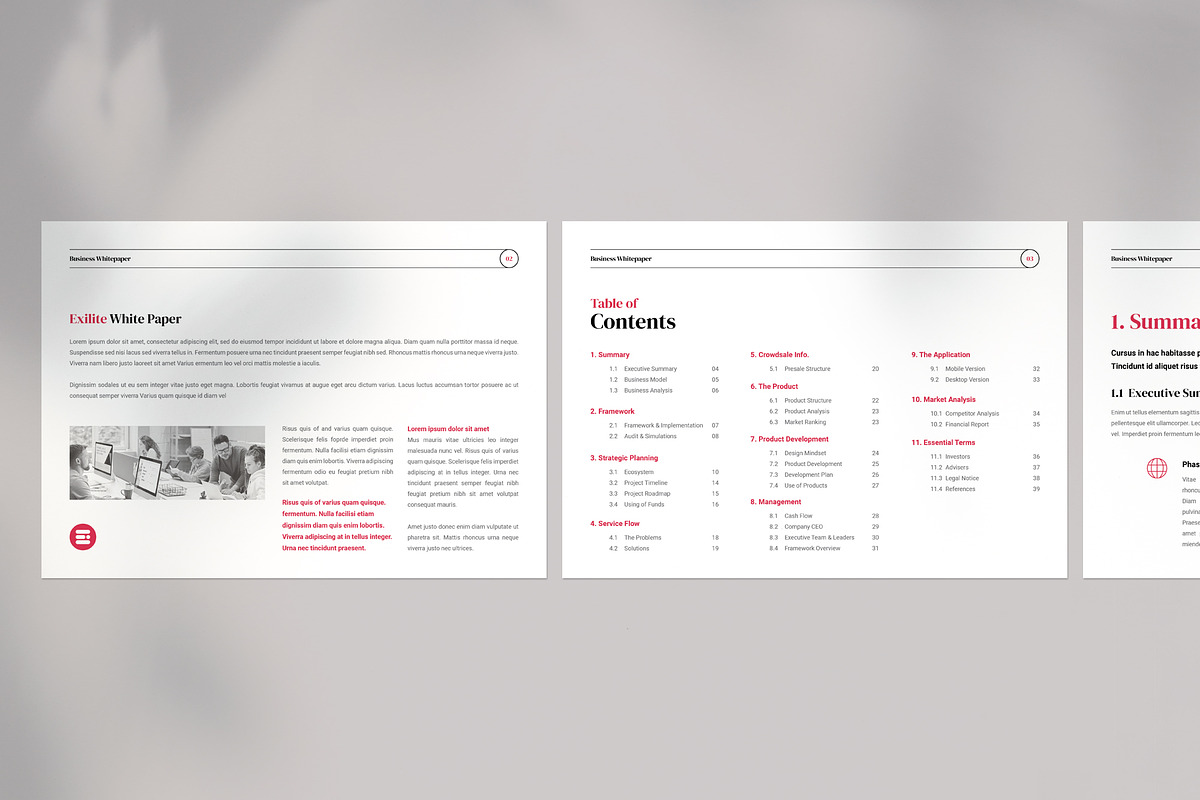 White Paper | Canva, Word, InDesign, a Brochure Template by Orcshape Studio (Photo 3 of 16)