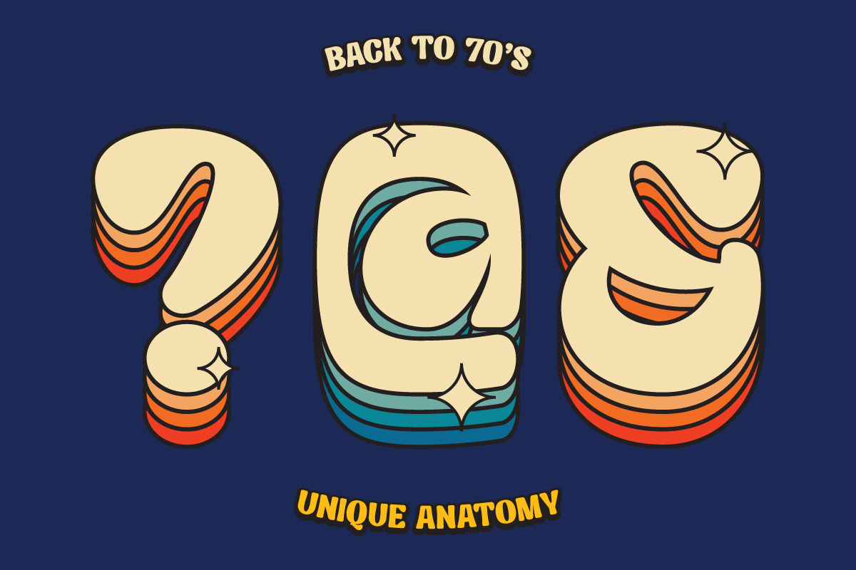 Kelpo - Groovy Retro Typeface, a Serif Font by Dharmas Foundry (Photo 5 of 15)