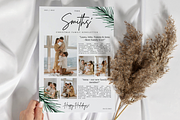 Christmas Newsletter Canva Template, a Stationery Template by SarenkaDesignShop (Thumbnail 4 of 5)
