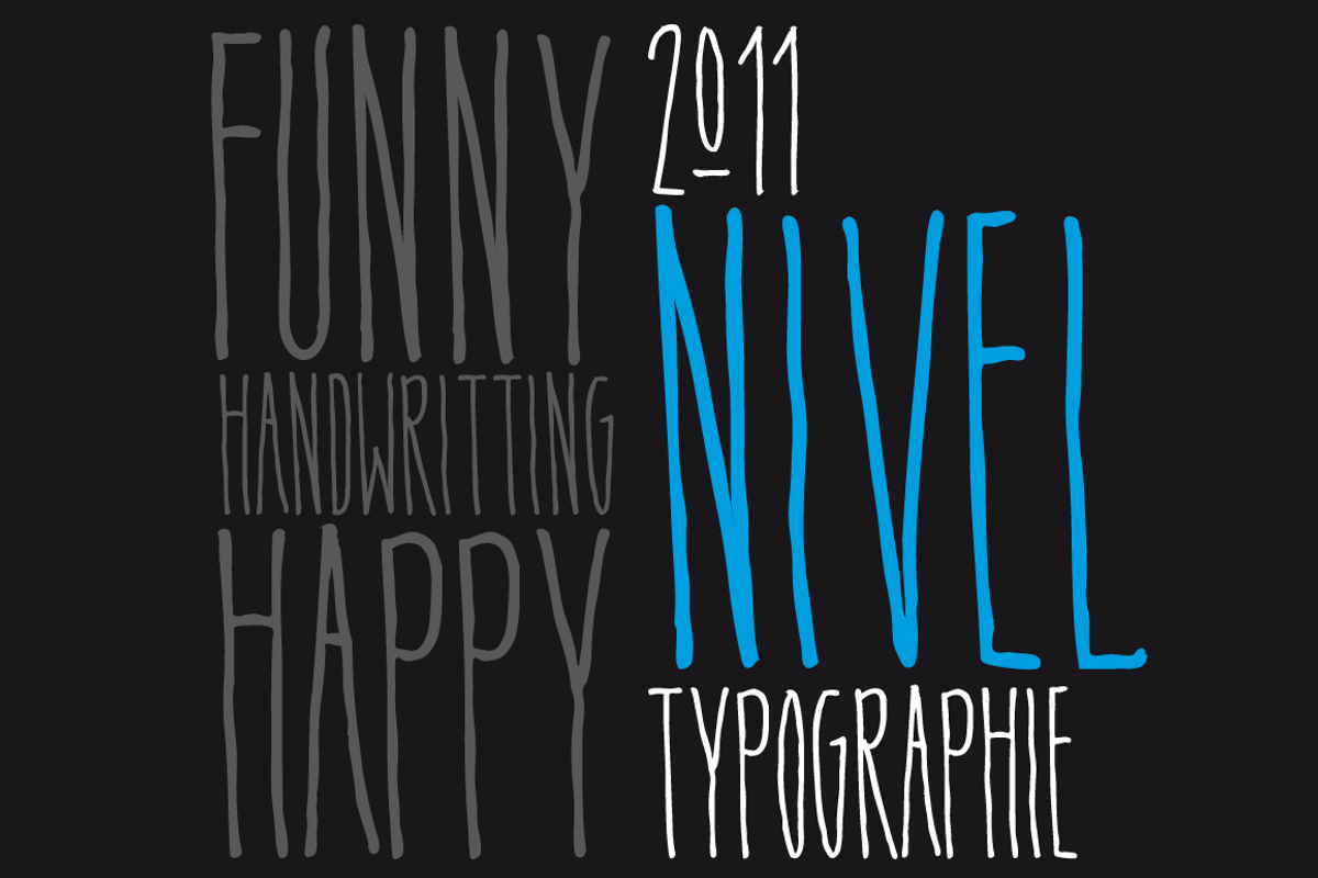 Nivel, a Handwritten Font by La Boite Graphique (Photo 2 of 4)