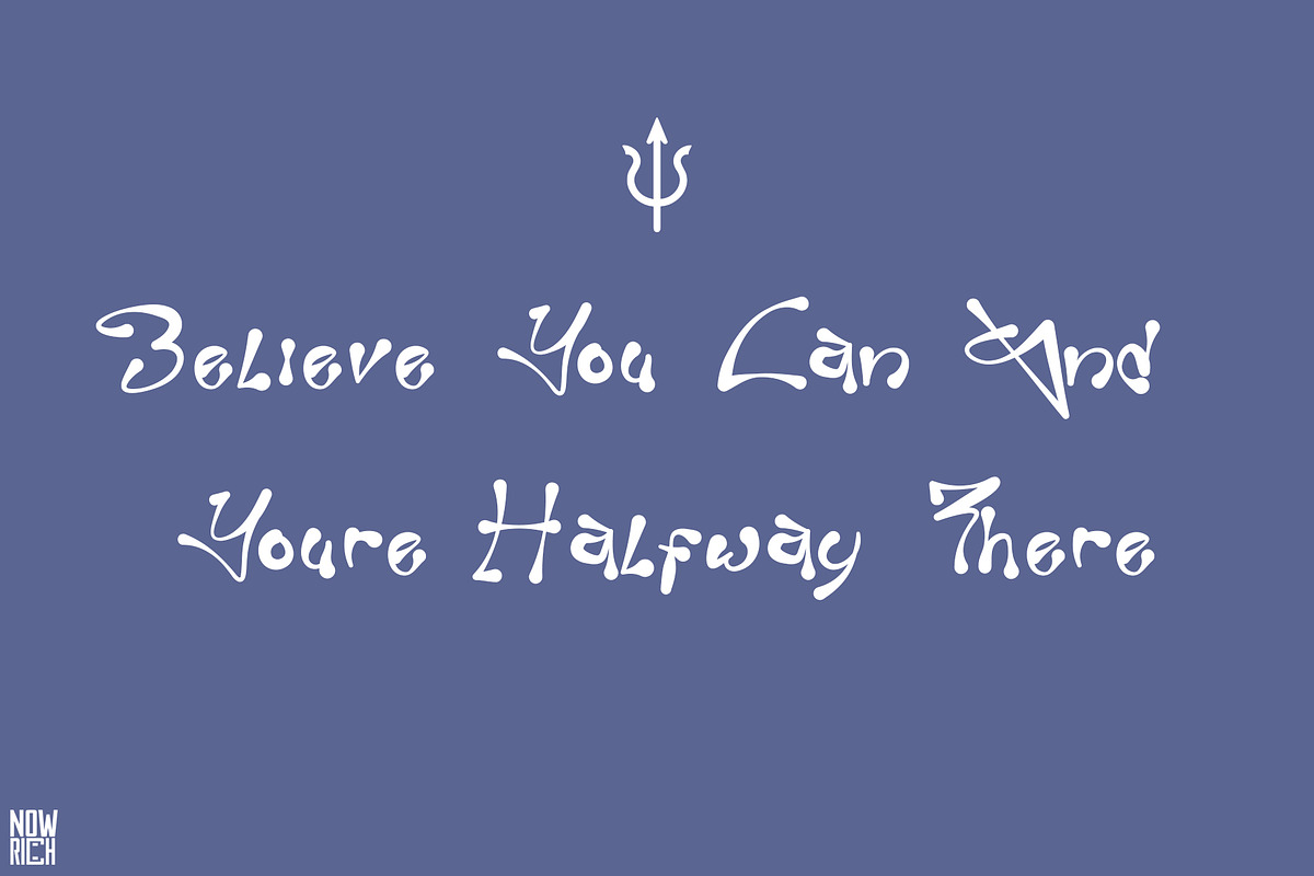 Exertion Display Typeface Grafiti, a Handwritten Font by Nouric Design (Photo 4 of 10)