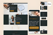 Canva Website for Virtual Assistant, a Design Template by Ink Gallery (Thumbnail 1 of 3)