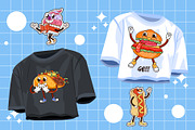 45 Fast Food Characters Illustration, a Food Illustration by Andres M Rodriguez (Thumbnail 2 of 5)