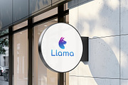 Gradient Llama Head Logo, a Branding & Logo Template by HueNestify (Thumbnail 3 of 3)