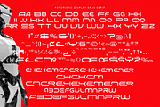 Hyper Vortex Futuristic Display, a Sans Serif Font by timelesstype.co (Thumbnail 19 of 20)