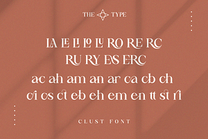 Clust - Modern Serif Elegant