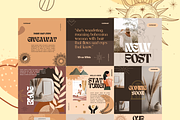 75 Boho Instagram Post Templates, a Social Media Template by The Lone Crowd (Thumbnail 3 of 8)