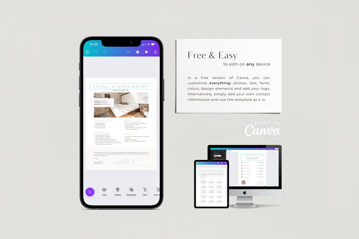 Real Estate Sheets Template BUNDLE, a Design Template by EstateElements (Photo 7 of 8)