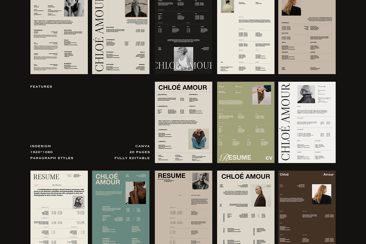 BLEU I Resume Kit, a Presentation Template by Studio Brand (Photo 10 of 10)