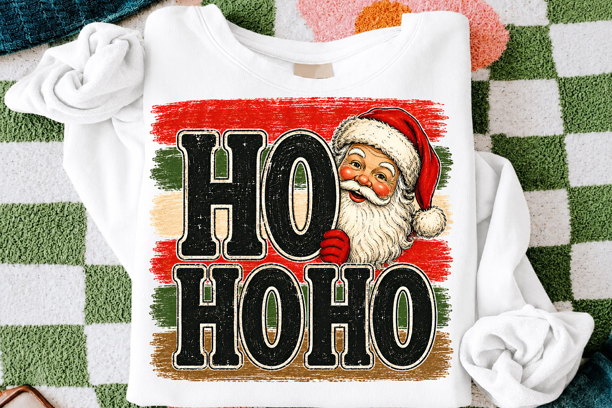 Ho Ho Ho Santa PNG, Vintage, a Seasonal Illustration by Libby Wishes (Photo 3 of 3)