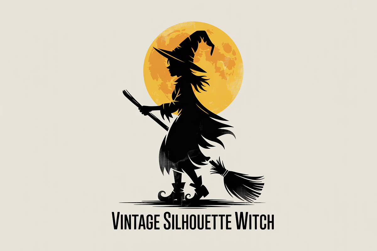 Flying Witch Black Silhouette Bundle, an Illustration by Amazin_art (Photo 3 of 7)